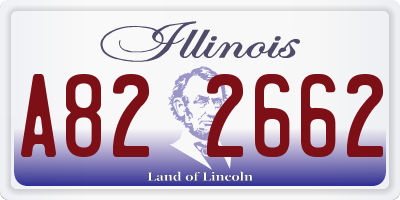 IL license plate A822662