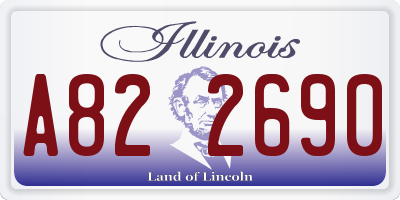 IL license plate A822690