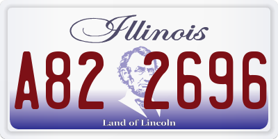 IL license plate A822696