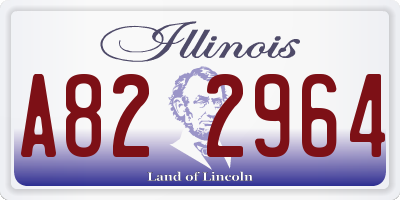 IL license plate A822964