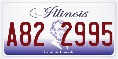 IL license plate A822995
