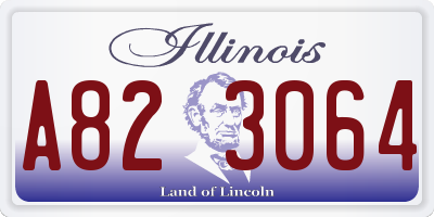 IL license plate A823064