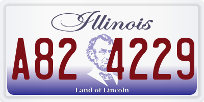 IL license plate A824229