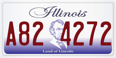 IL license plate A824272