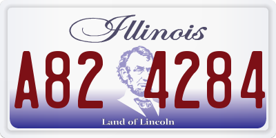 IL license plate A824284