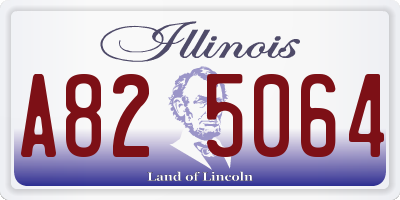 IL license plate A825064