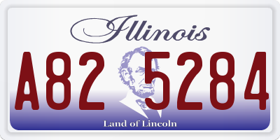 IL license plate A825284