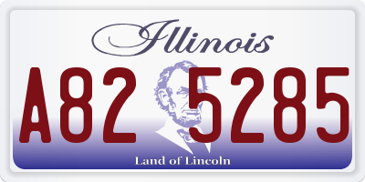 IL license plate A825285