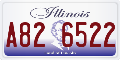 IL license plate A826522