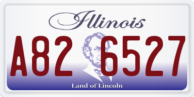IL license plate A826527