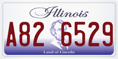 IL license plate A826529