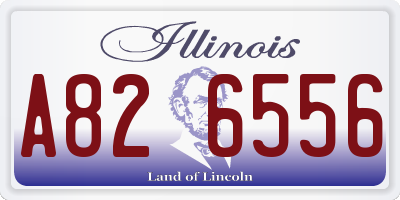 IL license plate A826556