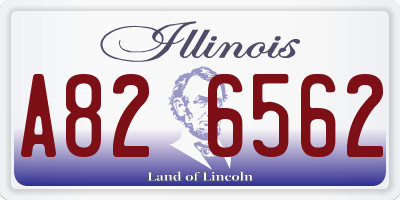 IL license plate A826562