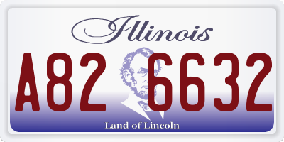 IL license plate A826632