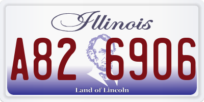 IL license plate A826906