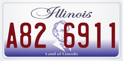 IL license plate A826911