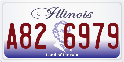 IL license plate A826979