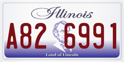 IL license plate A826991