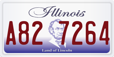 IL license plate A827264