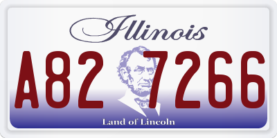 IL license plate A827266