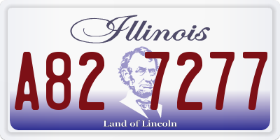 IL license plate A827277