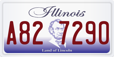 IL license plate A827290