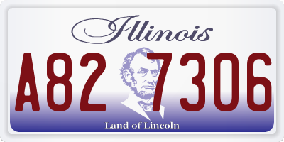 IL license plate A827306