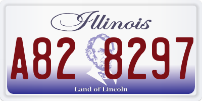 IL license plate A828297