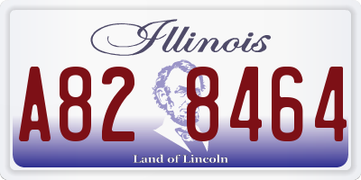 IL license plate A828464