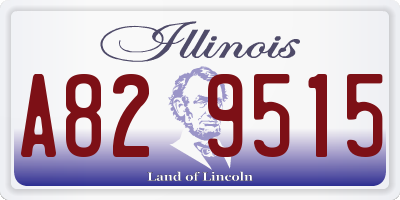 IL license plate A829515