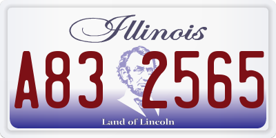 IL license plate A832565