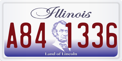 IL license plate A841336