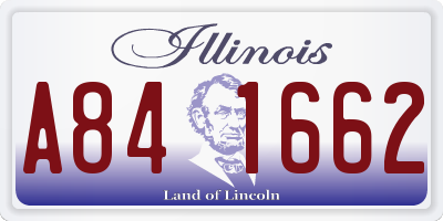 IL license plate A841662