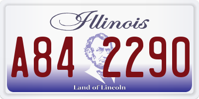 IL license plate A842290