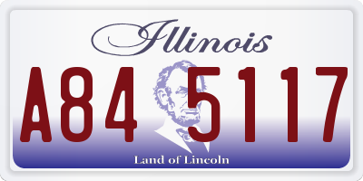 IL license plate A845117
