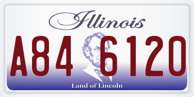 IL license plate A846120