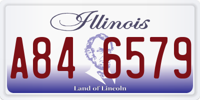 IL license plate A846579