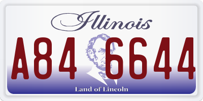 IL license plate A846644
