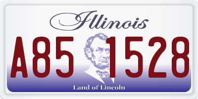 IL license plate A851528