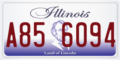 IL license plate A856094