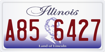 IL license plate A856427