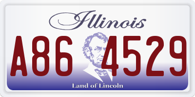 IL license plate A864529