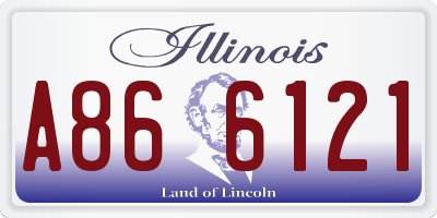 IL license plate A866121