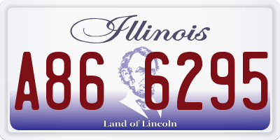 IL license plate A866295