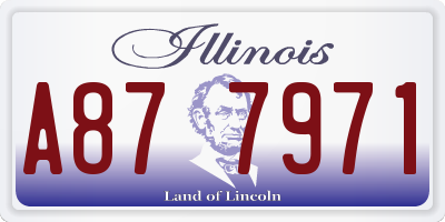 IL license plate A877971