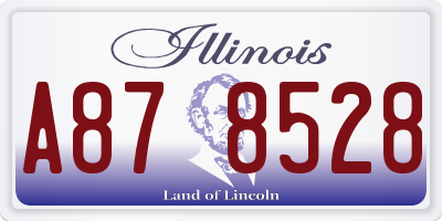 IL license plate A878528