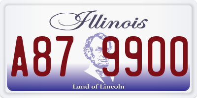 IL license plate A879900