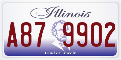 IL license plate A879902