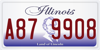 IL license plate A879908