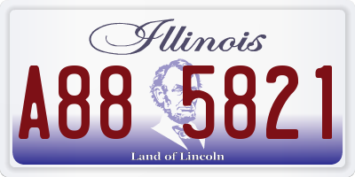 IL license plate A885821
